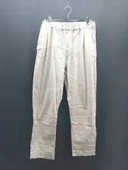 ◇ Samansa Mos2 サマンサ モスモス ウエストゴム ストレッチ テーパード パンツ サイズF ベージュ レディース E  【1307040063460】