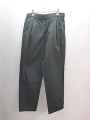 ◇ ASTRONOMY アストロノミー ウエストゴム カジュアル 無地 テーパード パンツ サイズM ブラック メンズ E  【1307040063170】