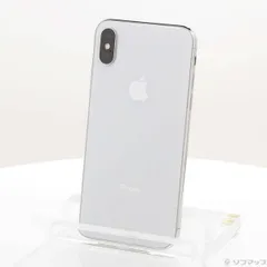 〔中古品〕 iPhoneX 64GB シルバー NQAY2J／A SoftBank【344】