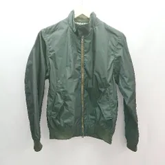 ◇ COMME CA ISM ナイロン 光沢感 カジュアル 長袖 ジャケット ブルゾン サイズM ダークグリーン レディース E  【1307040064153】