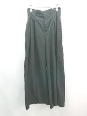 ◇ AZUL BY MOUSSY 厚手 バックウエストゴム シンプル 秋 冬 ワイド パンツ サイズS ブラック レディース E  【1307040064009】