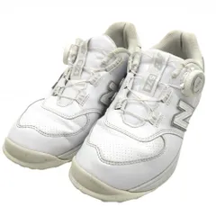 ニューバランス ゴルフシューズ 白 WGBS574C スパイクレス ダイヤル式 BOA レディース 23.0 ゴルフウェア 2024年モデル New Balance