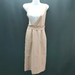 ◇ ◎ nanouniverse ナノユニバース 無地 綺麗め 大人 シンプル ロング丈 ワンピース サイズF ピンク系 レディース E  【1307040064870】