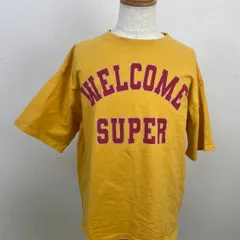 JOURNAL STANDARD プリントTシャツ M マスタード イエロー ロゴT 半袖 綿100％　20251223-0003