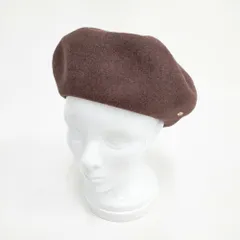 override Basic Basque Beret スタンダードベレー帽 定価6160円 ベレー帽 ワインカラー レディース オーバーライド【中古】5-1222T◎