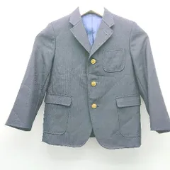 ◇ mikihouse ミキハウス 胸ポケット オフィスカジュアル 長袖 ジャケット サイズ表記なし ネイビー レディース E  【1307040065952】