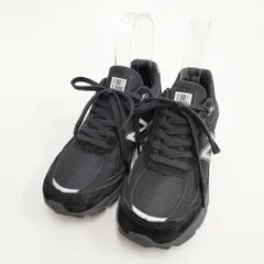 NEW BALANCE U990BL4 USA製 定価37400円 24cm スニーカー ブラック レディース ニューバランス【中古】5-1222G◎