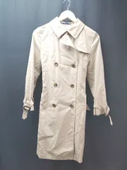 ◇ ◎ lesmues レミュー 大人カジュアル フォーマル 長袖 トレンチコート サイズM ベージュ レディース E  【1307040067147】