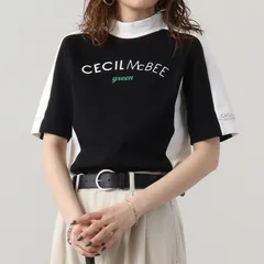 【CECIL McBEE green】  オーバーサイズモックネックスウェット【Sサイズ】   M252