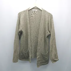 ◇ JOURNALSTANDARD ジャーナルスタンダード 前開き 無地 長袖 ニット サイズS グリーン系 メンズ E  【1307040068328】