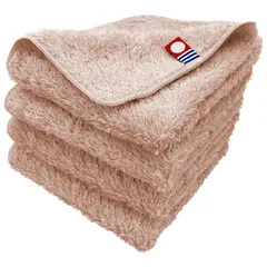 今治タオル タオルハンカチ 4枚セット アースカラー ピンク 約20×20cm 綿100% 吸水 吸水 速乾 柔らかい手触り 新品 未使用 まとめ買い