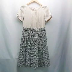 ◇ ◎ soup スープ 綺麗め 大人 上品 パーティー ロング丈 ワンピース サイズ9 ベージュ レディース E  【1307040071069】のサムネイル