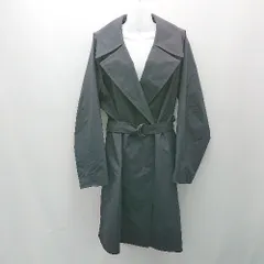 ◇ ◎ gu トレンチ スプリング ポリエステル100% カジュアル 羽織り 長袖 コート サイズM ブラック メンズ E  【1307040070918】