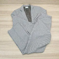 ◇ WHO'S WHO gallery チェック柄 ウエストゴム カジュアル 秋冬 セットアップ サイズF ブラウン系 レディース E  【1307040072028】