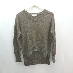 ◇ B:MING by BEAMS Vネック 薄手 セーター カジュアル シンプル 長袖 ニット 表記なし ブラウン レディース E  【1307040072813】