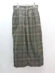 ◇ ITEMS URBANRESEARCH チェック柄 秋冬 ウエストゴム カジュアル シンプル パンツ サイズF ブラウン系 レディース E  【1307040072776】のサムネイル