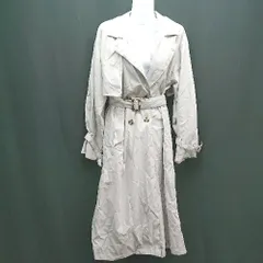◇ ◎ natural couture ナチュラルクチュール シンプル 春物 コート 無地 長袖 アウター サイズF グレー レディース E  【1307040073100】のサムネイル