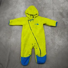 ノースフェイス　NORTHFACE baby フリース　ボア　ロンパース　カバーオール　フリーサイズ　ライトグリーン　NAB71217