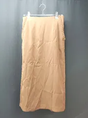 ◇ ROSE BUD ウエストゴム フェミニン シンプル スリット ロング タイト スカート サイズF ブラウン レディース E  【1307040074510】