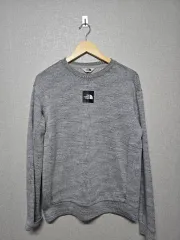 THE NORTH FACE ザノースフェイス Starship Square スタシ 長袖 Tシャツ グレー サイズ 90