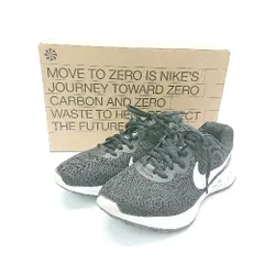 ◇ ◎ NIKE ナイキ DC3729-003 レボリューション6 ランニングシューズ サイズ24 ブラック ホワイト レディース メンズ E  【1307040078341】