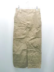 ◇ apart by lowrys シンプル カジュアル 無地 ロング タイト スカート サイズM カーキ レディース E  【1307040079386】