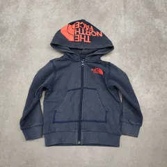 ノースフェイス 100サイズ　NORTHFACE ジップアップパーカー　ネイビー　NTB11319