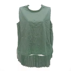 ◇ Limue リミュ シンプル 無地 レイヤード風 ノースリーブ カットソー サイズF ブラック レディース E  【1307040080269】