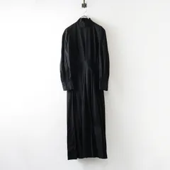 フーフー foufou THE DRESS #14 high neck tuck one-piece ハイネック タック ワンピース 1｜ブラック ドレス【2400014743463】