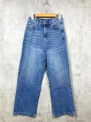 CLASSICAL ELF クラシカルエルフ ce0900001 美シルエット。 ハイウエストルーズ デニムパンツ sizeS/青 ■■レディース