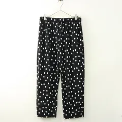 美品 大きいサイズ フェリシモ イディット IEDIT ドットイージーパンツ LL‖ブラック ボトムス ロング 水玉【2400014758993】