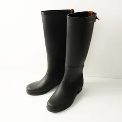 エーグル AIGLE ラバーロングブーツ 37/23.5cm ブラック┃レインブーツ 長靴【2400014758788】
