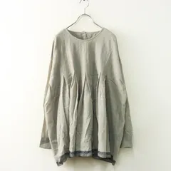 美品 メゾンドソイル ウール ピンタック ノーカラー 長袖 ブラウス インド製 2026年最新】maison de soil ブラウスの人気アイテム - メルカリ