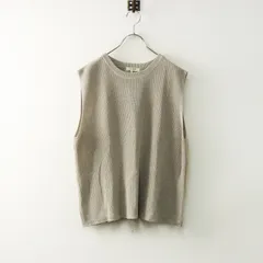 未使用 2024 スタジオクリップ studio CLIP 12ゲージバックリボンベスト F‖グレージュ ジレ ニット ノースリーブ【2400014727616】