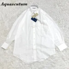 【タグ付き未使用】Aquascutum シャツ 38-78 M ホワイト