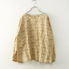 サマンサモスモス Samansa Mos2 SM2 花柄ワイドプルオーバー F‖ベージュ トップス フラワー 長袖【2400014735451】