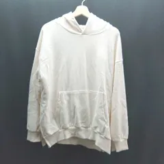 ◇ Shelly island フーディー カンガルーポケット リブ袖 長袖 パーカー 表記なし ライトベージュ レディース E  【1307040084458】