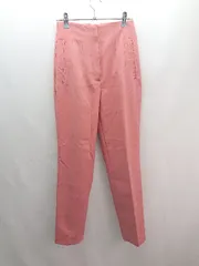 ◇ ZARA ザラ テーパード センタープレス ハイウエスト カジュアル パンツ サイズXS ピンク レディース E  【1307120001818】