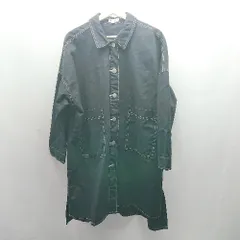 ◇ colony2139 ステッチ メタルボタン オーバーサイズ カーディガン 長袖 ジャケット サイズFREE ブラック レディース E  【1307120001702】