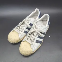 ◇ adidas BB5898 スーパースター80ｓ ローカット オシャレ スニーカー サイズ23 ホワイト ブラック レディース E  【1307120004338】