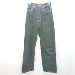◇ kutir クティール ステッチ 厚手 シンプル オシャレ カジュアル キレイめ デニムパンツ サイズM グレー レディース E  【1307120007292】のサムネイル
