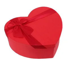 【売切注意!お急ぎ下さい】ラッピングボックス チョコレート バレンタイン フラワーボックス 紙製 プレゼント用 ボックス 梱包箱 ハート レッド Lurrose