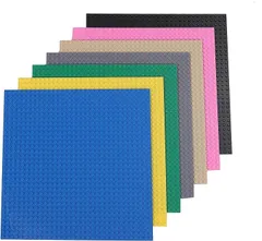 ピュアシーク 互換品ブロック 互換品 基礎板 クラシック ベースプレート 32x32ポッチ 7色セット 片面土台 単色