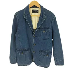 ユナイテッドアローズ UNITED ARROWS フラップポケット 5B インディゴ デニム カバーオール ジャケット メンズ JPN：M のサムネイル