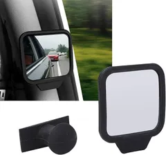 ピュアシーク サイドミラー 補助ミラー 車用ミラー 360°回転可能 左右兼用 ベビーミラー 曲面鏡 斜め後方確認用 ドアミラー