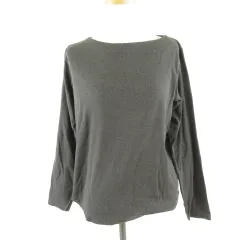 LARU カットソー Tシャツ 長袖 グレー M *T322