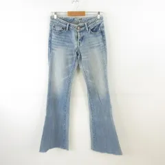 マウジー MOUSSY デニムパンツ ジーンズ ロング 水色 1 *T366