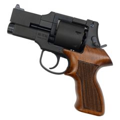 ガスガンあぶない刑事 鷹さん使用M586 M49木製グリップHW 警察