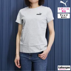 プーマ Tシャツ 上 レディース PUMA 半袖 コットン100% 588939