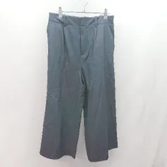 ◇ RU ウエストゴム ファスナーあり カジュアル ストレートパンツ サイズLL ネイビー メンズ E  【1307120014313】